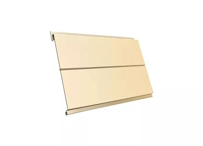 Металлический сайдинг Grand Line Вертикаль Line Satin 0,5 мм RAL 1015 Cветлая слоновая кость купить в екатеринбурге