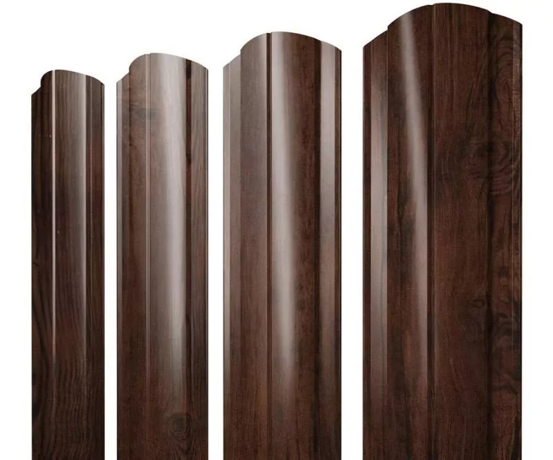 Штакетник Круглый с прямым резом 0,45 Print Premium Cherry Wood купить в екатеринбурге