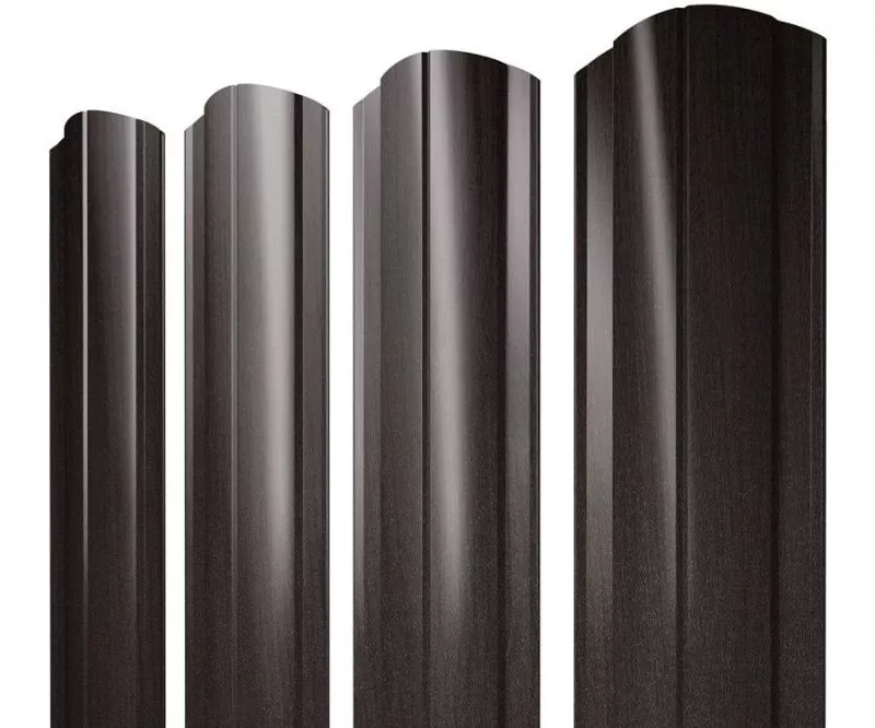 Штакетник Круглый с прямым резом 0,45 Print Elite Coffee Wood Blesk TwinColor купить в екатеринбурге