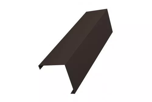Декоративная накладка на столб угловая жалюзи Milan,Tokyo 0,5 Velur RR 32 темно-коричневый GL купить в екатеринбурге
