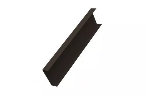 Декоративная накладка на столб жалюзи Milan,Tokyo 0,5 GreenCoat Pural BT, matt RR 32 темно-коричневый (RAL 8019 серо-коричневый) GL купить в екатеринбурге