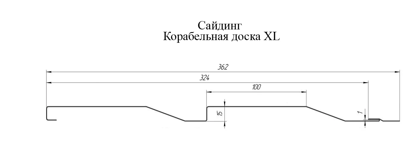 Металлический сайдинг Grand Line Корабельная доска XL Print Elite Milky Wood 0,45 мм купить 