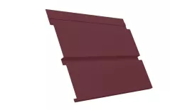 Софит металл с перфорацией Grand Line Квадро брус Satin 0,5 мм RAL 3005 красное вино. Цена: 1.096 руб. Артикул: GrLn01_56