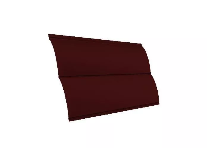 Металлический сайдинг Grand Line Блок-хаус New GreenCoat Pural RAL 3009 Оксидно-красный купить в екатеринбурге