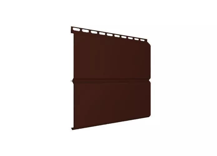 Металлический сайдинг Grand Line ЭкоБрус GreenCoat Pural RAL 3009 Оксидно-красный купить в екатеринбурге