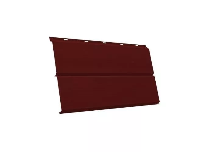Металлический сайдинг Grand Line ЭкоБрус 3D Satin 0,5 мм RAL 3011 Коричнево-красный купить в екатеринбурге