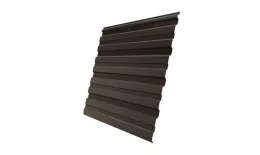 Профнастил Grand Line С10 R Satin Matt 0,5 мм RAL 8019 Темно-коричневый. Цена: 925 руб. Артикул: profGL-sm8019