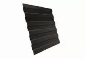 Профнастил Grand Line С8 A GreenCoat Pural Matt 0,5 мм RAL 8019 Темно-коричневый – Купить оптом и в розницу