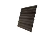 Профнастил Grand Line С10 R GreenCoat Pural 0,5 мм RAL 8019 Темно-коричневый – Купить оптом и в розницу