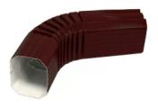 Колено трубы гофрированное Grand Line Vortex Matt RAL 8017 Коричневый – Купить оптом и в розницу