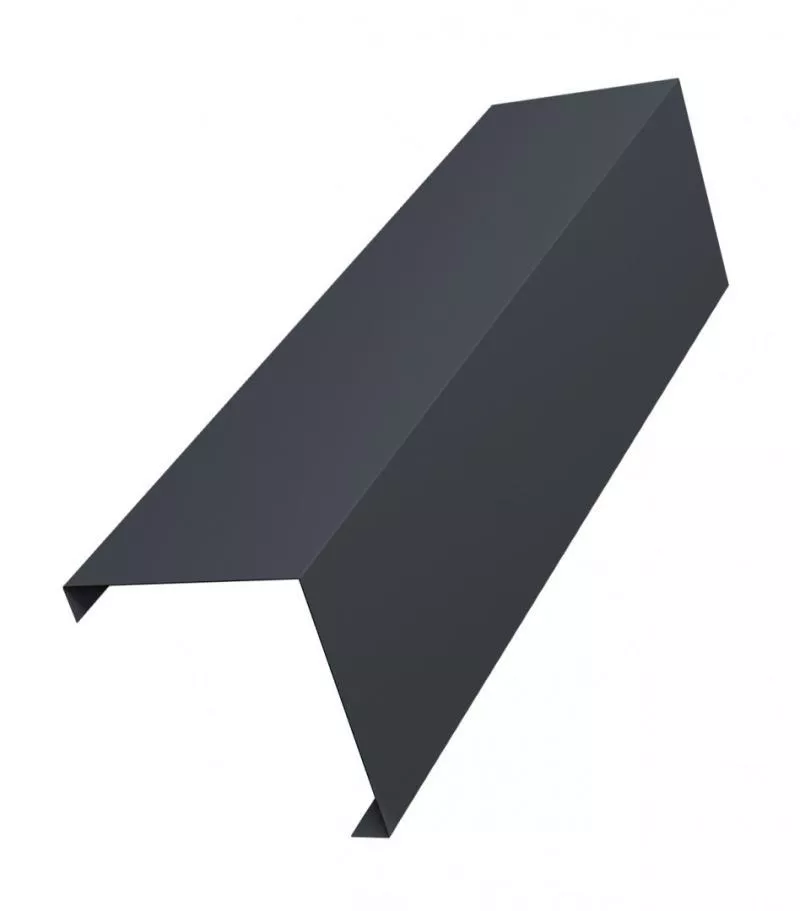 Декоративная накладка на столб угловая жалюзи Milan,Tokyo 0,5 PurPro Matt 275 RAL 7024 мокрый асфальт GL купить в екатеринбурге