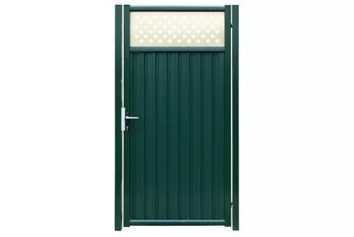 Калитка Estet Plus 2,0х1 RAL 6005/1014 GL купить в екатеринбурге