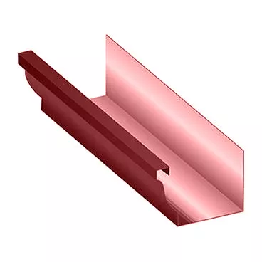 Желоб водосточный 120х86х3000 Металл Профиль. Бюджет. RAL 3011 Коричнево-красный купить 