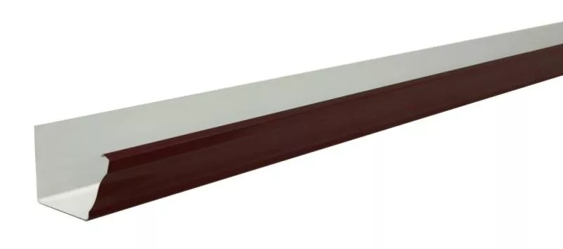 Желоб прямоугольный Grand Line Vortex 127мм 3м RAL 8017 (полиэстер) купить в екатеринбурге