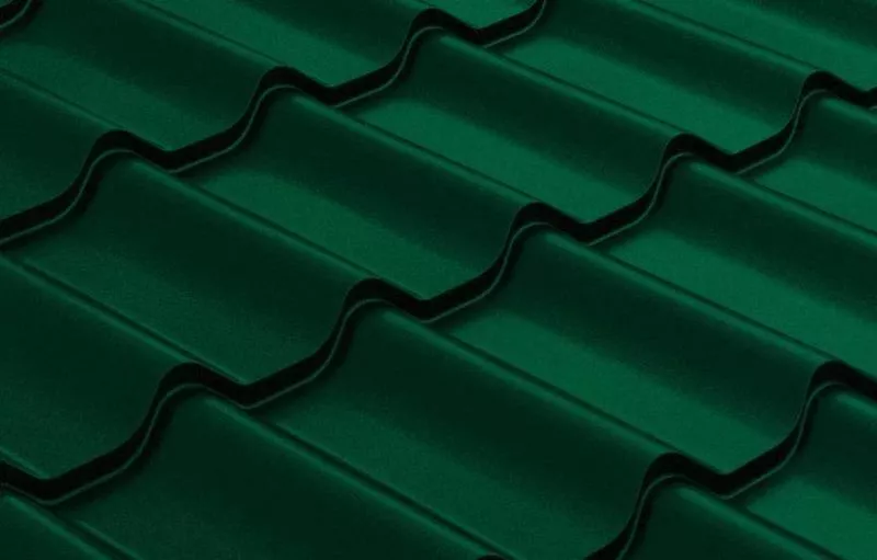 Металлочерепица GL Classic 0.5 Quarzit Lite RAL 6005 зеленый мох купить в екатеринбурге