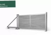 Ворота откатные Жалюзи 2,0х3,5 RAL 6005 Зеленый мох без заполнения GL – Купить оптом и в розницу