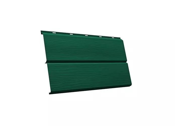 Металлический сайдинг Grand Line ЭкоБрус 3D Velur 0,5 мм RAL 6005 Зеленый мох купить в екатеринбурге
