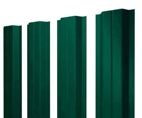 Штакетник Grand Line П -образный А 0,5 Velur RAL 6005 Зеленый мох купить в екатеринбурге