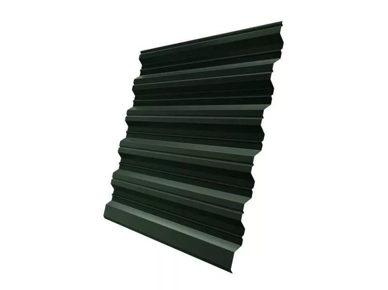 Профнастил Grand Line НС35 R GreenCoat Pural Matt 0,5 мм RAL 6020 Хромовая зелень купить в екатеринбурге