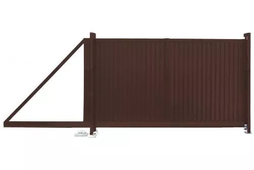 Ворота откатные Estet 2,0х3,5 RAL 8017 GL купить в екатеринбурге