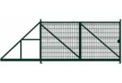 Ворота откатные Profi 2,03х4,0 RAL 6005 влево GL – Купить оптом и в розницу