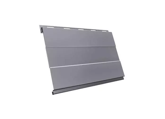 Металлический сайдинг Grand Line Вертикаль Prof Drap 0,45 мм RAL 7004 Сигнальный серый купить в екатеринбурге