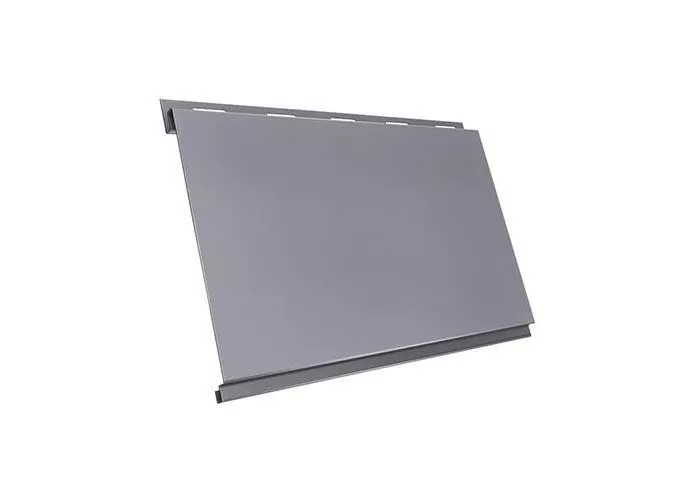 Металлический сайдинг Grand Line Вертикаль classic Satin 0,5 мм RAL 7004 Сигнальный серый купить в екатеринбурге