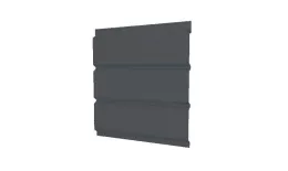 Софит металл GL без перфорации Rooftop Matte Стальной бархат 0,5 мм RAL 7016 антрацитово-серый. Цена: 1.437 руб. Артикул: GrLn01_02_03_Pr_243