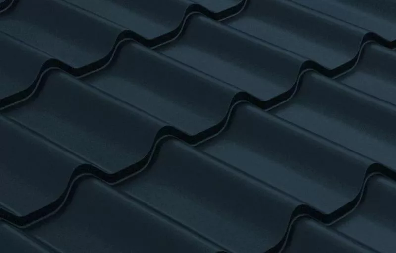 Металлочерепица Grand Line Classic 0.5 Satin RAL 7024 мокрый асфальт купить в екатеринбурге