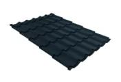 Металлочерепица Grand Line Classic 0.5 Satin RAL 7024 мокрый асфальт – Купить оптом и в розницу