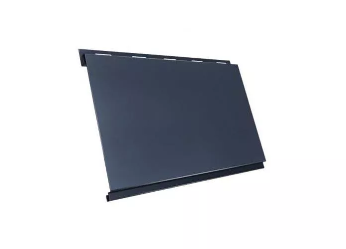 Металлический сайдинг Grand Line Вертикаль classic Satin 0,5 мм RAL 7024 Мокрый асфальт купить в екатеринбурге