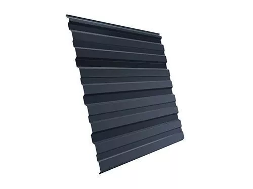 Профнастил Grand Line С10 A Satin 0,5 мм RAL 7024 Мокрый асфальт купить в екатеринбурге