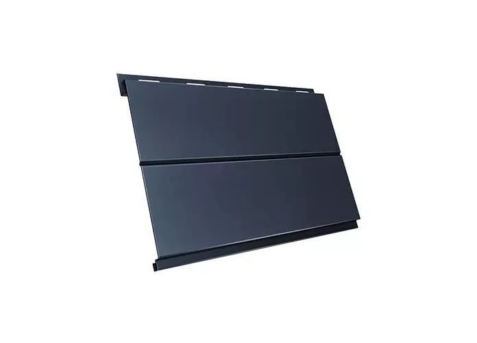 Металлический сайдинг Grand Line Вертикаль Line PurPro Matt 0,5 мм RAL 7024 Мокрый асфальт купить в екатеринбурге