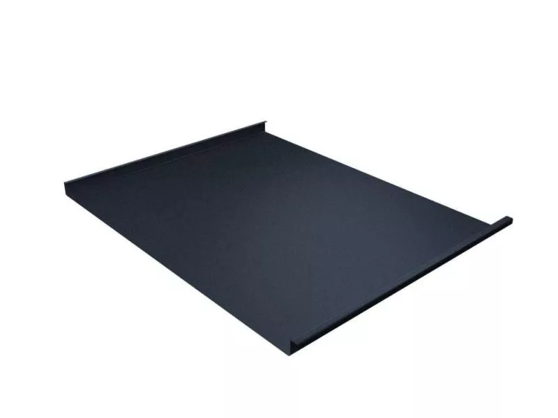 Двойной стоячий фальц Grand Line Satin Matt 0.5 мм RAL 7024 Мокрый асфальт купить в екатеринбурге