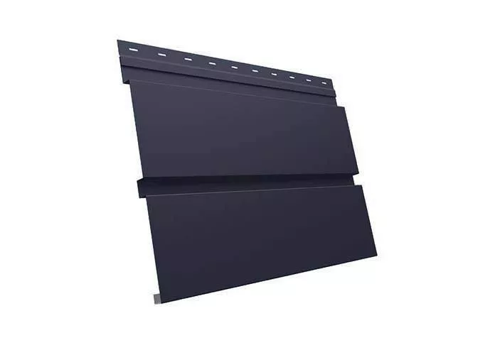 Металлический сайдинг Grand Line Квадро Брус PurPro Matt 0,5 мм RAL 7024 Мокрый асфальт купить в екатеринбурге