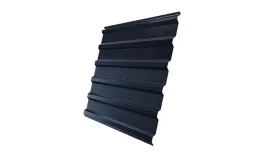Профнастил Grand Line С20R Rooftop Matte (Стальной бархат) 0,5 мм RAL 7024 Мокрый асфальт. Цена: 975 руб. Артикул: C20GL-sb7024