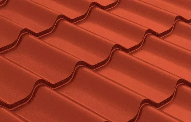 Металлочерепица Grand Line Classic 0.5 Satin RAL 8004 терракота купить в екатеринбурге