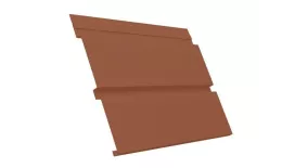 Софит металл с перфорацией Grand Line Квадро брус Satin 0,5 мм RAL 8004 терракота. Цена: 1.124 руб. Артикул: GrLn01_Nn_63