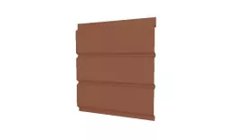 Софит металл GL без перфорации Satin 0,5 мм RAL 8004 терракота. Цена: 1.050 руб. Артикул: GrLn01_02_03_Pr_258