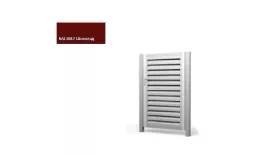 Калитка Жалюзи 1,68х1 RAL 8017 без заполнения GL. Артикул: 27375