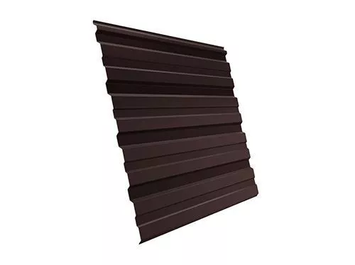 Профнастил Grand Line С10 A GreenCoat Pural 0,5 мм RAL 8017 Шоколад купить в екатеринбурге