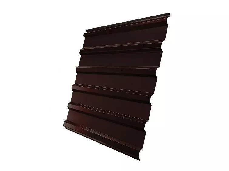 Профнастил Grand Line С20 R GreenCoat Pural 0,5 мм RAL 8017 Шоколад купить в екатеринбурге