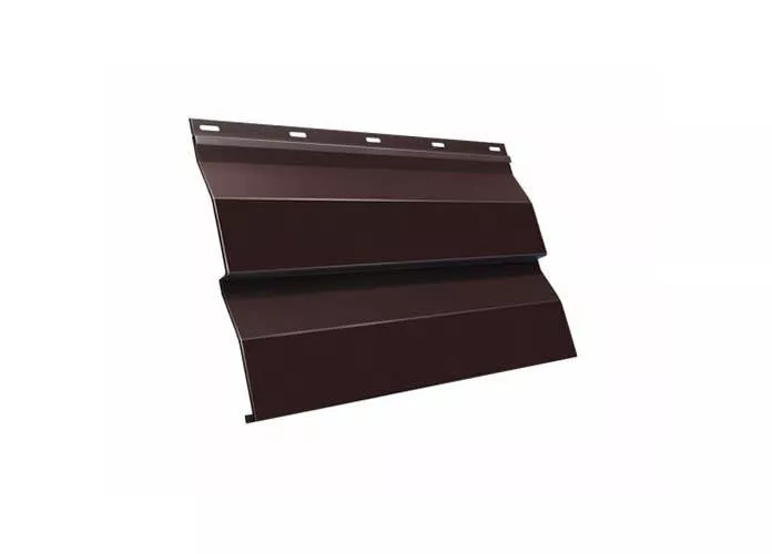 Металлический сайдинг Grand Line Корабельная доска XL PurPro Matt 0,5 мм RAL 8017 Шоколад купить в екатеринбурге