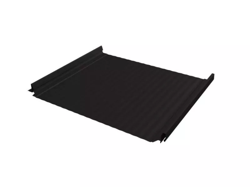 Кликфальц Pro Gofr Grand Line Drap 0.45 мм RAL 8019 Темно-коричневый купить в екатеринбурге