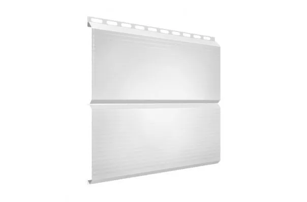 Металлический сайдинг Grand Line ЭкоБрус Gofr Drap 0,45 мм RAL 9003 Сигнальный белый купить в екатеринбурге