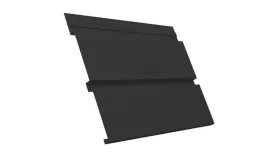 Софит металл с перфорацией GL Квадро брус Rooftop Matte Стальной бархат 0,5 мм RAL 9005 черный. Цена: 1.513 руб. Артикул: GrLn01_01_03_48