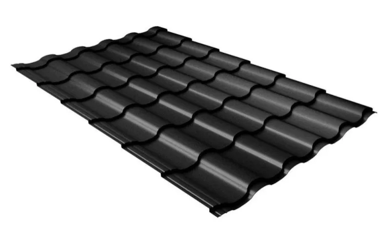 Металлочерепица Grand Line Kredo 0.5 Satin RAL 9005 черный купить в екатеринбурге