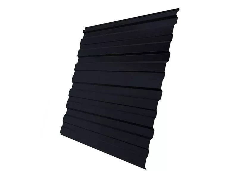Профнастил Grand Line С10 R Satin Matt 0,5 мм RAL 9005 Черный купить в екатеринбурге