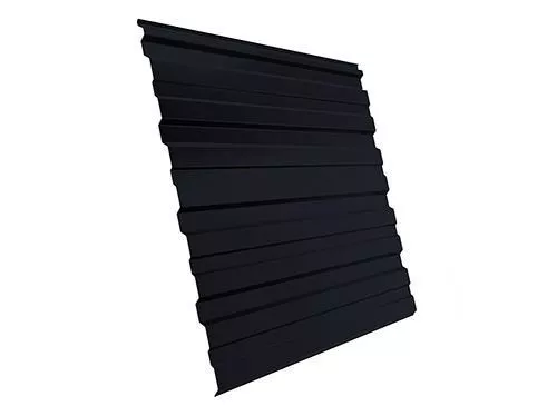 Профнастил Grand Line С10 A Rooftop Matte (Стальной бархат) 0,5 мм RAL 9005 Черный купить в екатеринбурге