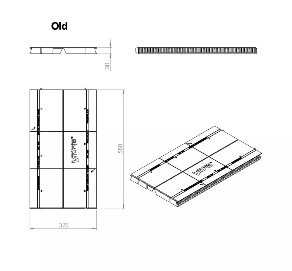 Аэратор коньковый AIRIDGE FELT L=0,59м купить 